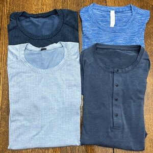 🍋LIKE NEW Lululemon 4 Pc Long sleeves Crew Tee Bundle